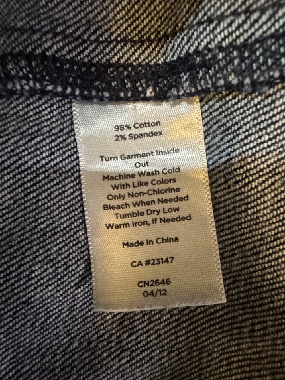 Talbots Dark Blue Women's Curvy Boot Jeans Size 16 - Picture 5 of 8